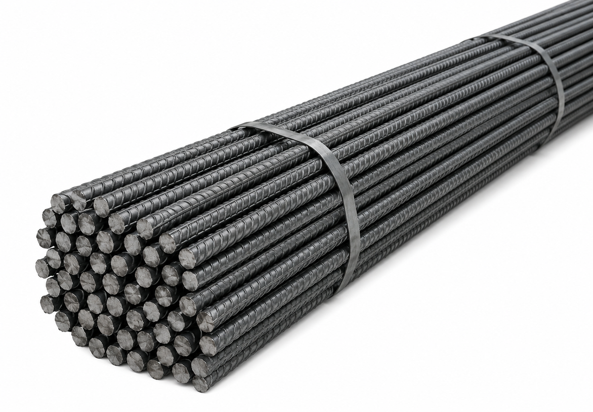 Fer à Béton Nervuré 12m — T8 T10 T12 T14 T16 T20 Maroc
