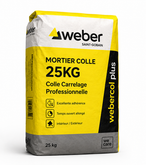 Mortier Colle Weber 25KG — Colle Carrelage Professionnelle Maroc